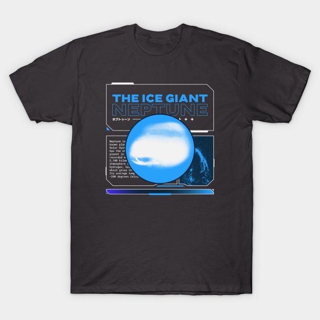 Planet Neptune Galaxy Space Universe Planets T-Shirt by Tip Top Tee's